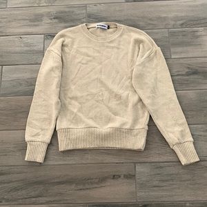 The rockn rev tan sweater